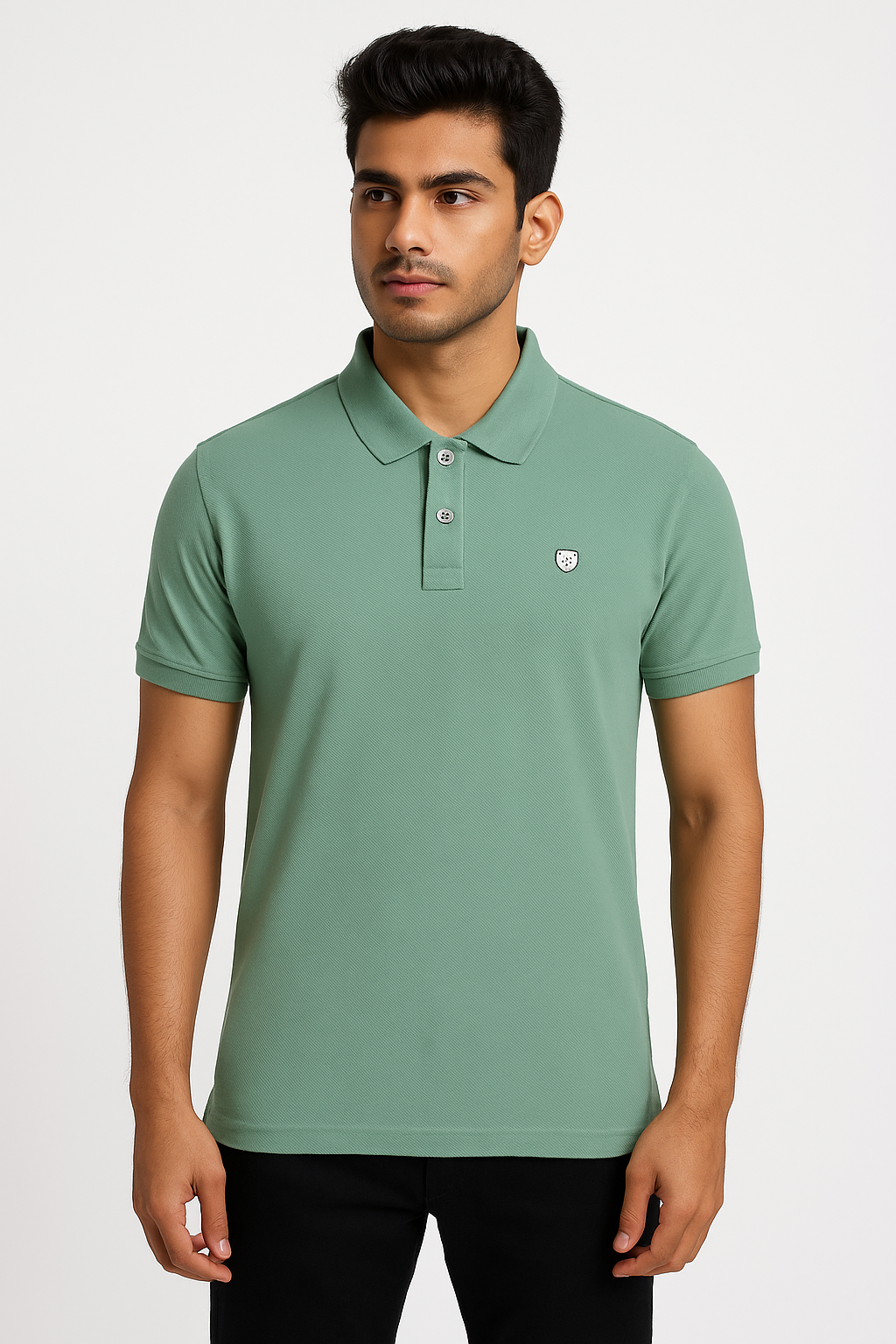 Men’s Classic Sage Green Polo T-Shirt