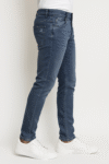 Men’s Mid-Blue Slim-Fit Stretch Jeans