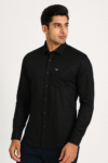 Black Slim Fit Formal Shirt