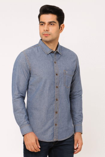 Classic Blue Denim Shirt