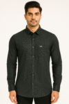 Men’s Solid Black Full Sleeve Shirt