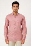 Men’s Classic Pink Solid Shirt