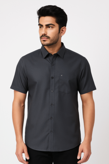 Men’s Classic Black Short Sleeve Shirt