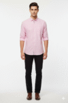 Men’s Pink Striped Casual Shirt