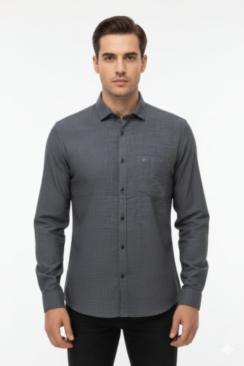 Men’s Blue Denim Full Sleeve Casual Shirt