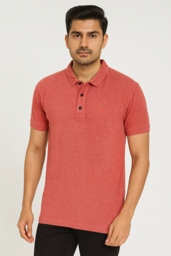 Men’s Red Polo T-Shirt – Classic Everyday Comfort
