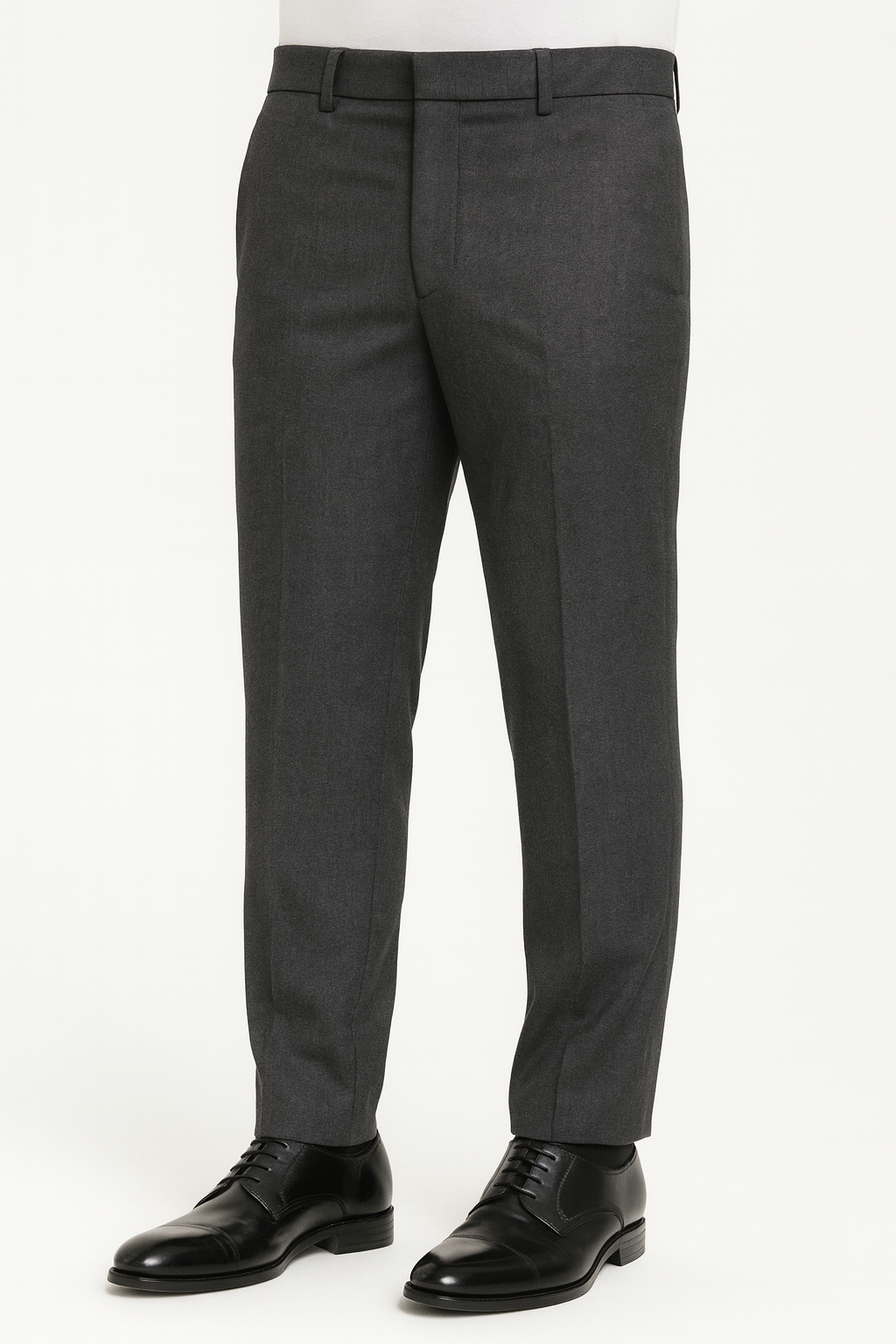Men’s Graphite Grey Slim Fit Formal Trousers – Executive Edition