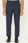 Men’s Deep Navy Slim-Fit Formal Trousers