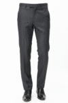 Men’s Dark Grey Slim Fit Formal Trousers – Premium Tailored Comfort