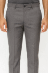 Men’s Modern Slim-Fit Formal Trousers – Graphite Grey