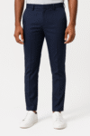 Men’s Slim-Fit Formal Trousers – Royal Navy Blue