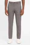 Men’s Mid-Grey Slim-Fit Formal Trousers