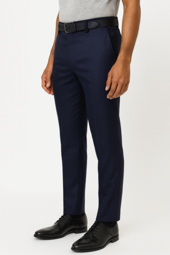 Men’s Tailored Fit Deep Navy Formal Trousers